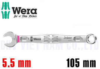 Cờ lê vòng miệng Wera 05020190001