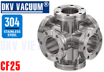 Cút chân không CF25, 6 cổng