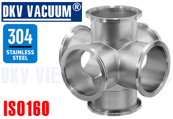 Cút chân không ISO160, 6 cổng
