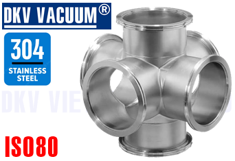 Cút chân không ISO80, 6 cổng