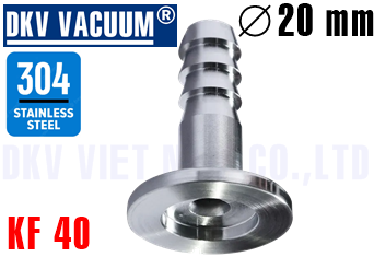 Cút chân không KF40, phi 20 mm
