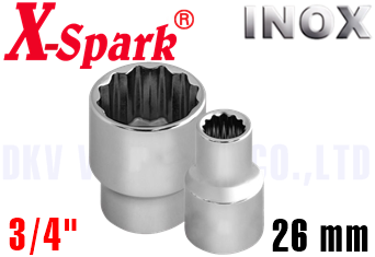 Đầu chụp bulong Inox X-Spark 8503-26