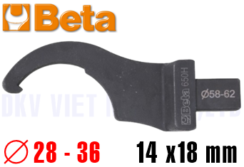 Đầu cờ lê 650H 14X18-28/36