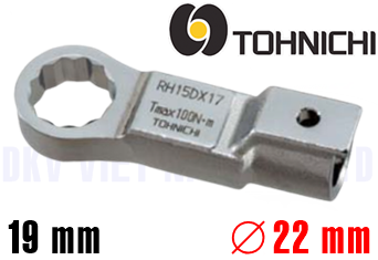 Đầu cờ lê lực Tonichi RH22D X 19