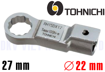 Đầu cờ lê lực Tonichi RH22D X 27