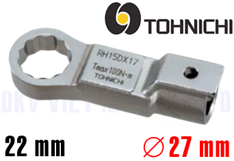 Đầu cờ lê lực Tonichi RH27D X 22
