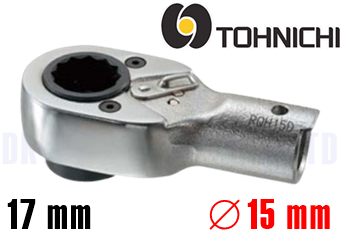 Đầu cờ lê lực Tonichi RQH15D X 17