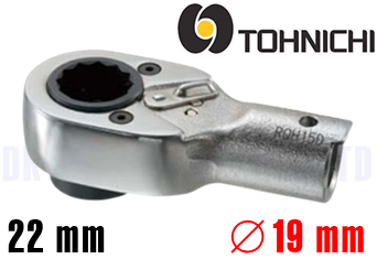 Đầu cờ lê lực Tonichi RQH19D X 22