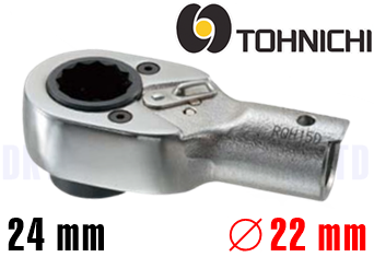Đầu cờ lê lực Tonichi RQH22D X 24