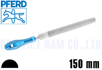 Dũa bán nguyệt Pferd PF 1152 SP 150 H2