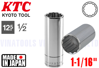 Khẩu chụp bulong KTC B4L-1-1/16W