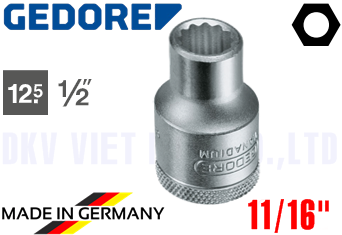 Khẩu Chụp Bulong Gedore D 19 11/16AF
