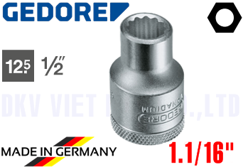 Khẩu Chụp Bulong Gedore D 19 1.1/16AF