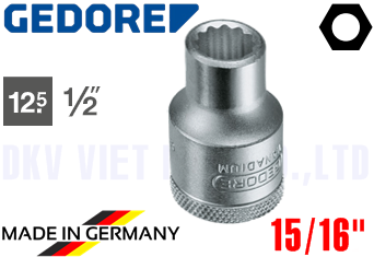 Khẩu Chụp Bulong Gedore D 19 15/16AF