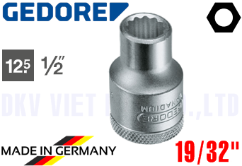 Khẩu Chụp Bulong Gedore D 19 19/32AF