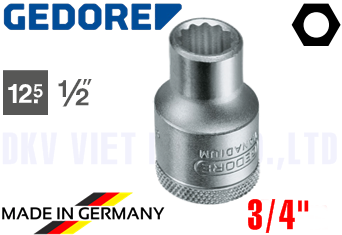 Khẩu Chụp Bulong Gedore D 19 3/4AF