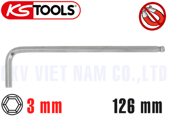 Khóa lục giác inox KS Tools 964.0503