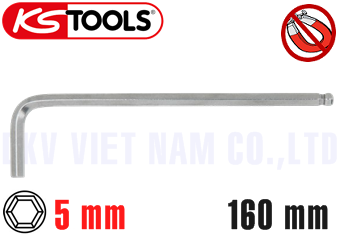 Khóa lục giác inox KS Tools 964.0505