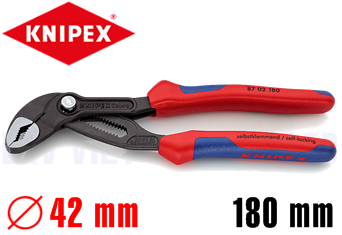 Kìm bơm nước Knipex 87 02 180 