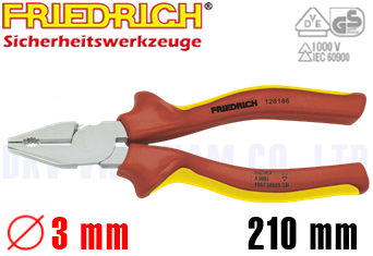 Kìm cách điện Friedrich 128209