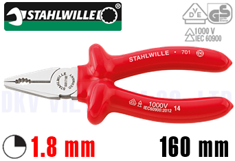 Kìm cách điện Stahlwille 65017160