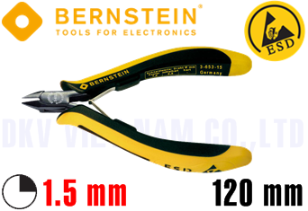Kìm cắt chống tĩnh điện Bernstein 3-653-15