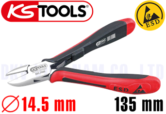 Kìm cắt chống tĩnh điện KS Tools 500.7088