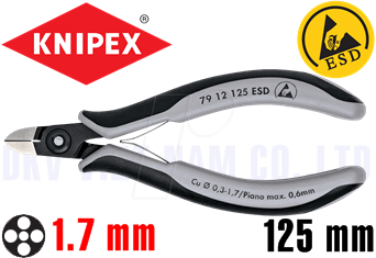 Kìm cắt chống tĩnh điện Knipex 79 12 125 ESD