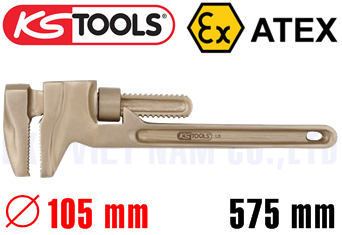 Mỏ lết chống cháy nổ KS Tools 963.1712