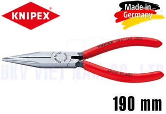 Kìm mỏ nhọn Knipex 30 21 190