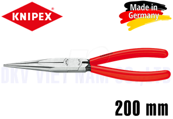 Kìm mỏ nhọn Knipex 38 11 200