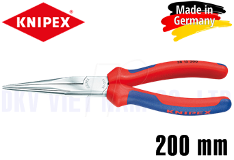 Kìm mỏ nhọn Knipex 38 15 200