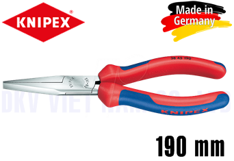 Kìm mỏ nhọn Knipex 38 45 190