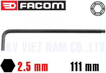 Lục giác Facom 83S.2,5L