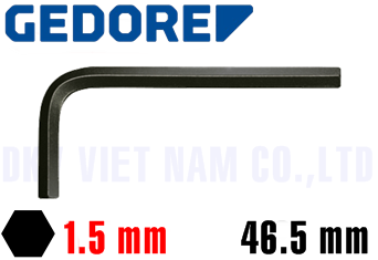Lục giác Gedore 42 1,5