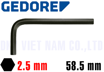 Lục giác Gedore 42 2,5