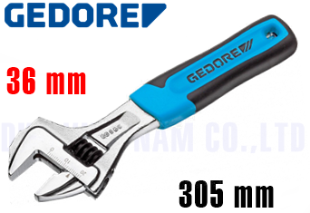 Mỏ lết Gedore 60 S 12 JC