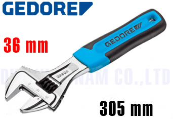 Mỏ lết Gedore 60 S 12 JP