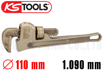Mỏ lết răng chống cháy nổ KS Tools 963.0028