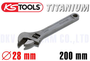 Mỏ lết Titanium KS Tools 965.0008