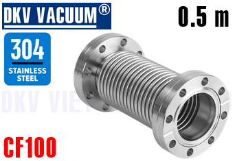 Ống dây chân không CF100, 0.5 mét