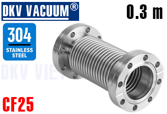 Ống dây chân không CF25, 0.3 mét