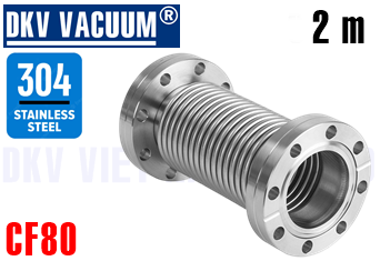 Ống dây chân không CF80, 2 mét