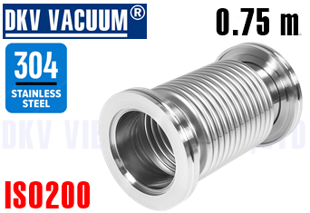 Ống dây chân không ISO200, 0.75 mét
