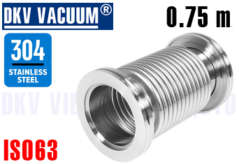 Ống dây chân không ISO63, 0.75 mét