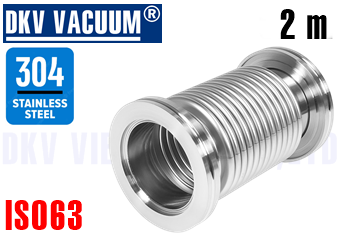 Ống dây chân không ISO63, 2 mét