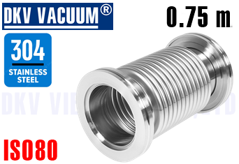 Ống dây chân không ISO80, 0.75 mét