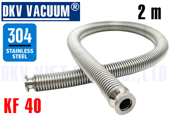 Ống dây chân không KF40, 2 mét