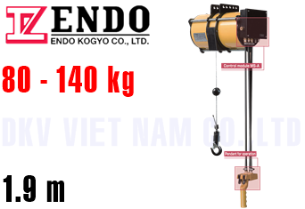 Pa lăng cân bằng khí nén Endo EHB-130 + MS-A