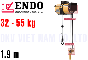 Pa lăng cân bằng khí nén Endo EHB-50 + MS-A